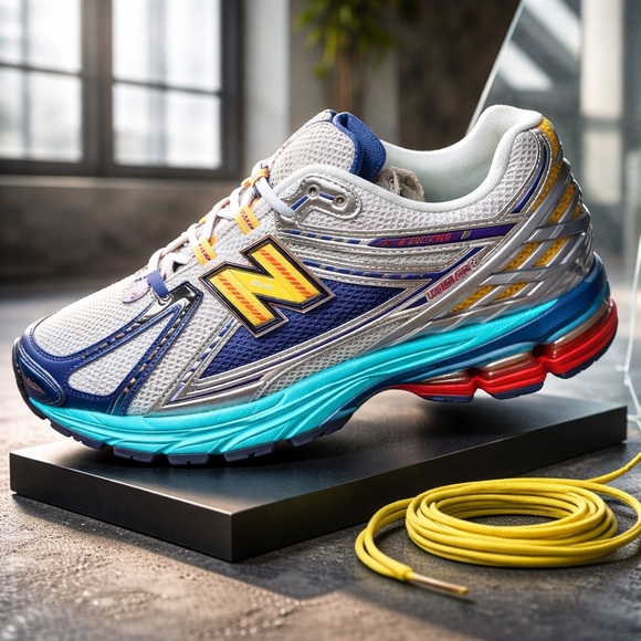 Brand new 🔥🔥🔥New Balance Vibrant Blue and Yellow Sneakers men’s size 10